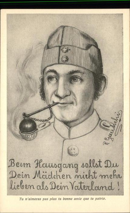 Tabak Soldat Pfeife Gautschi