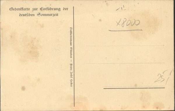 Uhren Münchner Kindl Sommerzeit – Bild 2