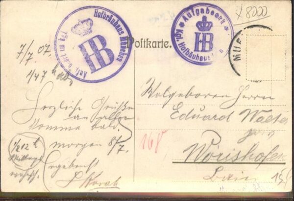 Hofbraeuhaus Muenchen Bier Urkunde – Bild 2