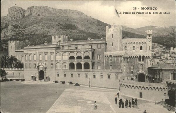 Monaco Le Palais du Prince tete de Chien