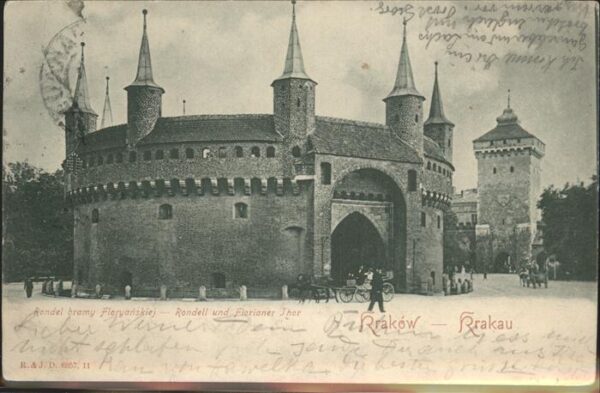 Krakow Krakau Rondell Florianer Thor