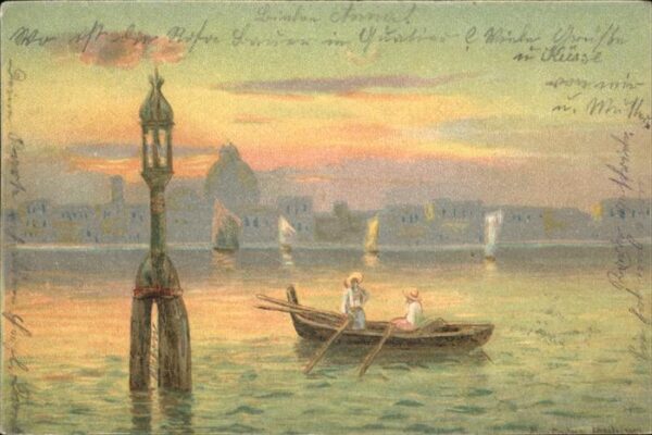 Venedig Venezia Ruderboot