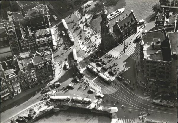 Amsterdam Niederlande Flugaufnahme Mint Tower Münz Turm