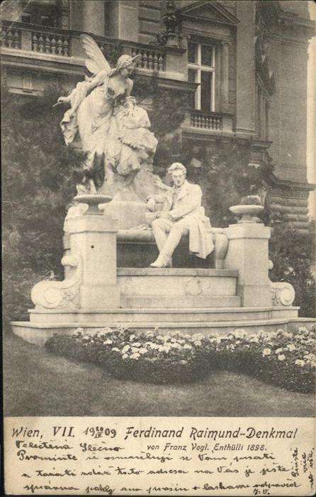 Wien Ferdinand Raimund-Denkmal