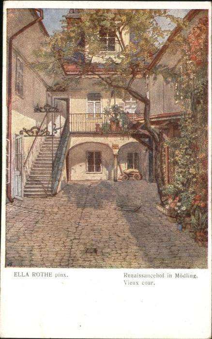 Moedling Renaissancehof Künstlerkarte