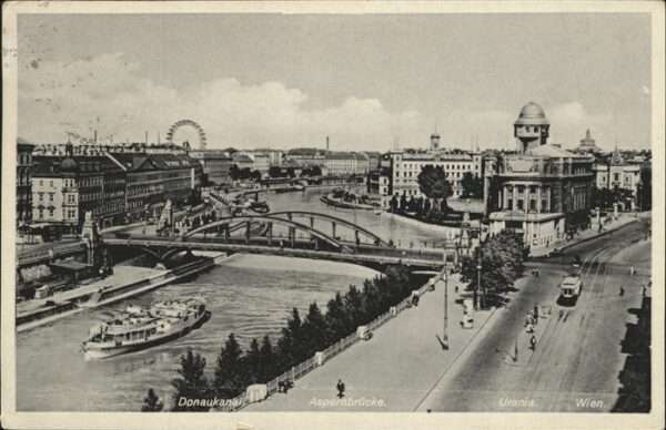 Wien Urania Aspernbrücke Donaukanal