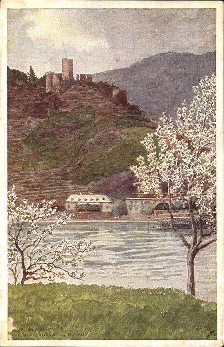Wien Ruine Hinterhaus Donau