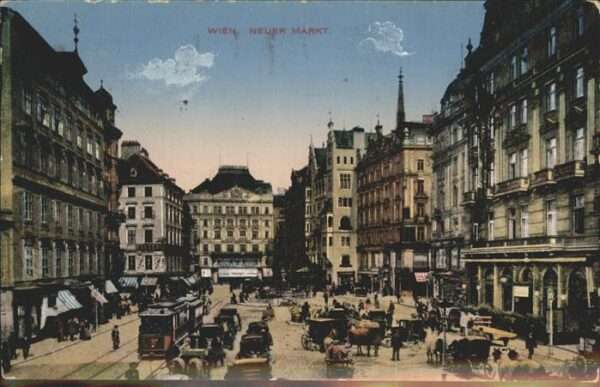 Wien Neuer Markt Straßenbahn