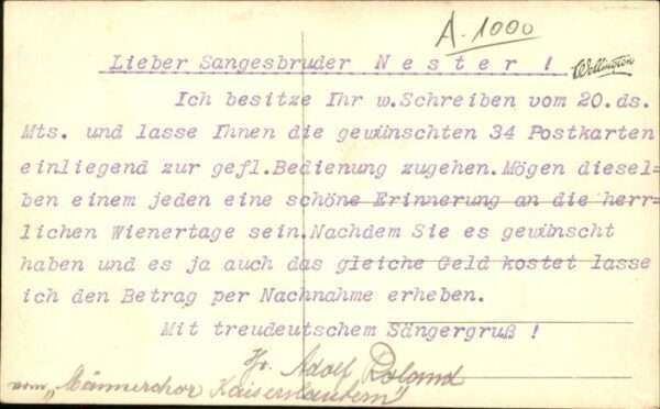 Wien Deutsches Sängerbundfest Schönbrunn – Bild 2