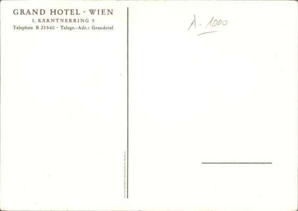 Wien Grand Hotel – Bild 2