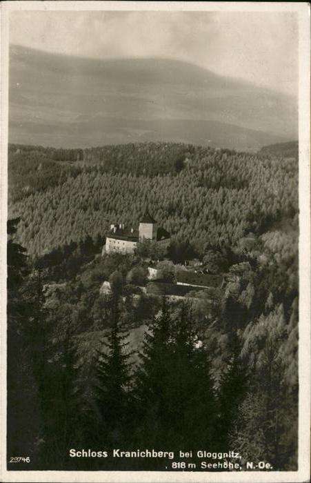 Gloggnitz Niederoesterreich Schloss Kranichberg