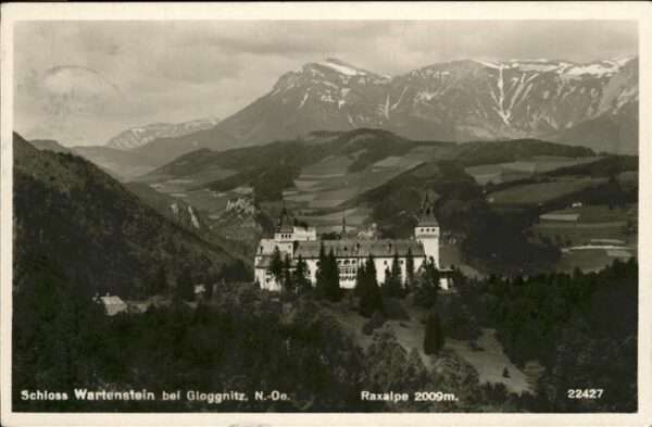 Gloggnitz Niederoesterreich Schloss Wartenstein
