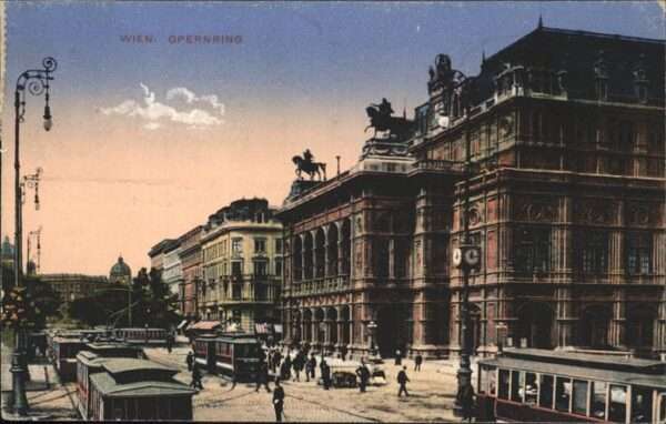 Wien Opernring Strassenbahn