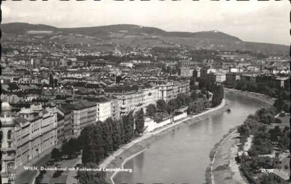 Wien Donaukanal Kahlen Leopoldsberg
