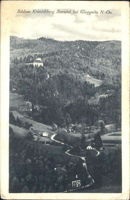 Gloggnitz Niederoesterreich Sierntal Schloss Kranichberg