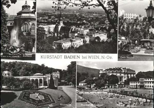 Baden Wien Kurstadt Thermal Strandbad Trinkhalle C