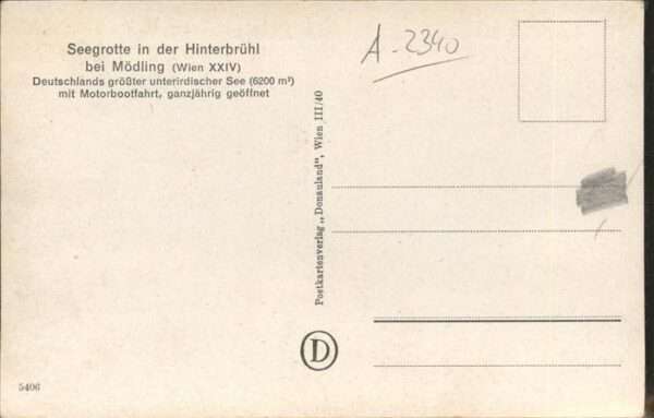 Hinterbruehl Niederoesterreich Seegrotte – Bild 2