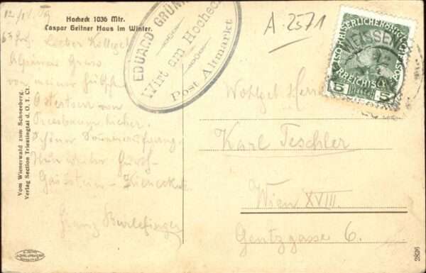 Hocheck Niederoesterreich Caspar Geitner Haus Winter – Bild 2