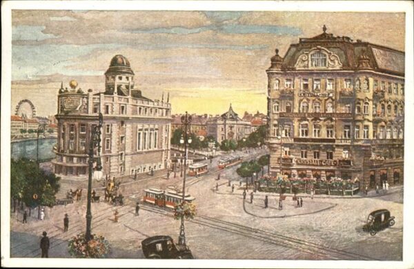 Wien Aspernplatz Urania Kristallcafe Strasse