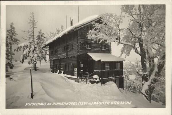 Semmering Niederoesterreich Schutzhaus Pinkenkogel