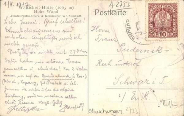 Hohe Wand W Eichert Hütte – Bild 2