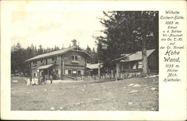 Hohe Wand Wilhelm Eichert Hütte