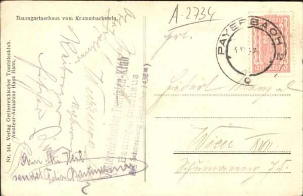 Schneeberg Oesterreich Baumgartnerhaus Krummbachstein – Bild 2