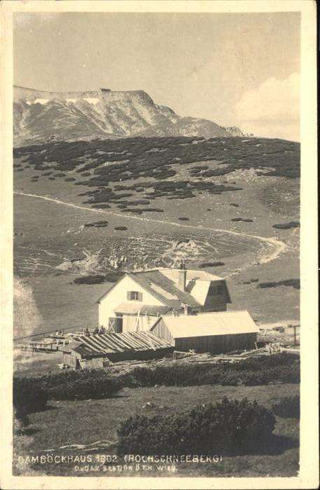 Hochschneeberg Damböckhaus