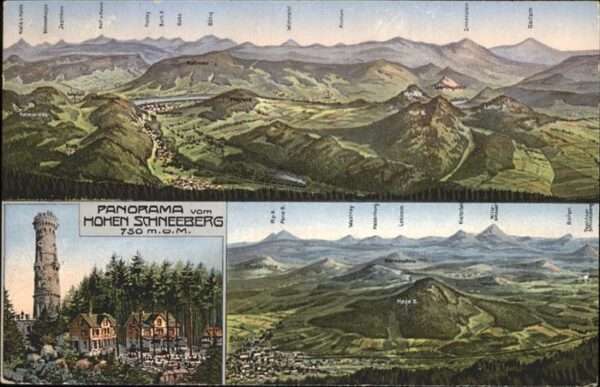 Schneeberg Oesterreich Panorama