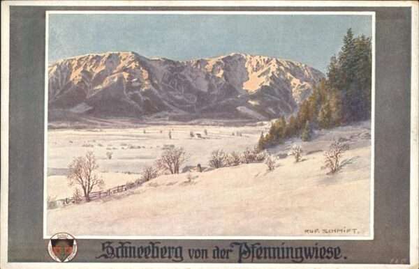 Schneeberg Oesterreich Pfenningwiese Künstlerkarte