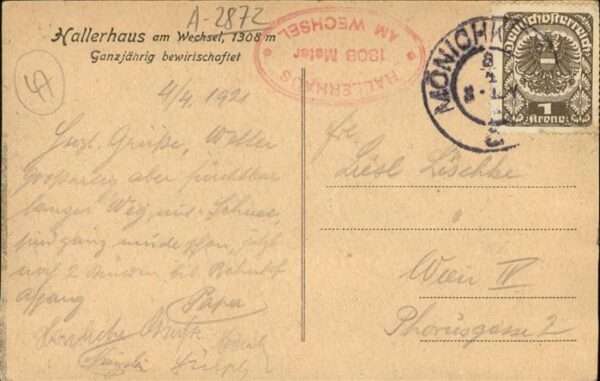 Wechsel Oesterreich Hallerhaus Schutzhaus – Bild 2