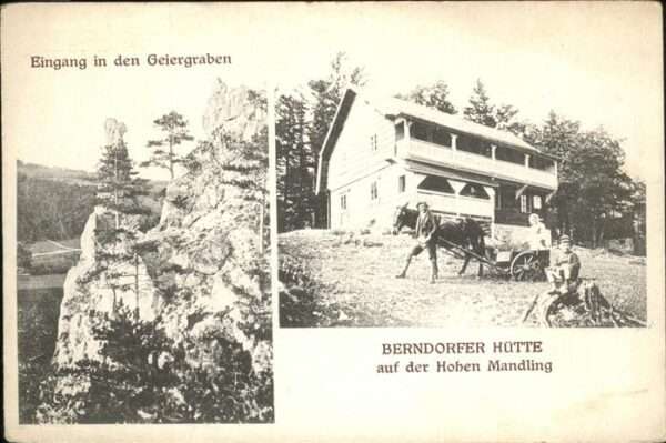 Mandling Ennstal Berndorfer Hütte Geiergraben