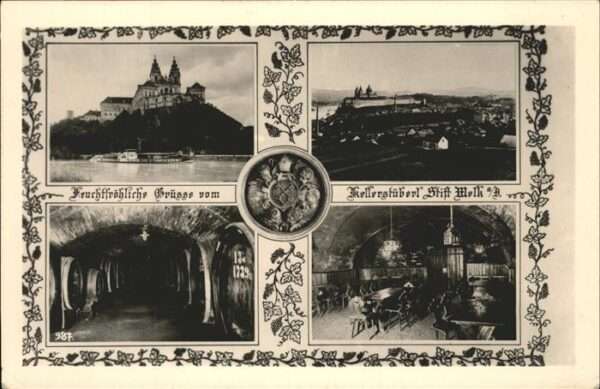 Melk Donau Kellerstüberl Stift Melk Wappen