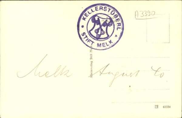 Melk Donau Kellerstüberl Stift Melk Wappen – Bild 2
