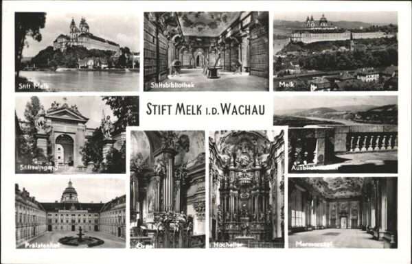Melk Donau Wachau Stiftsbibliothek Hochaltar
