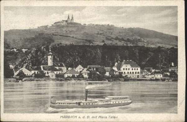 Marbach Donau Maria Taferl Dampfschiff