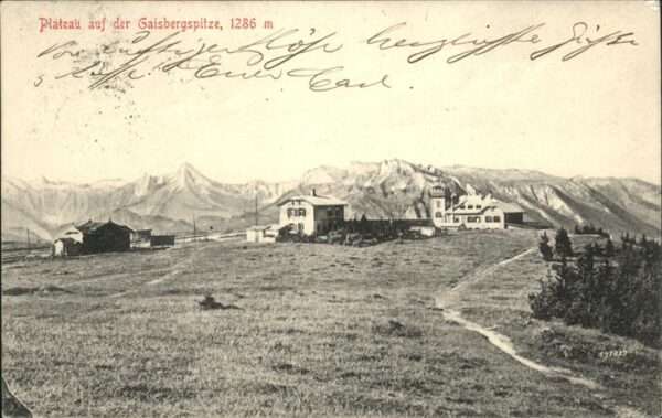 Gaisbergspitze Plateau