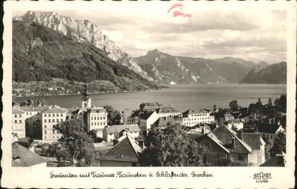 Gmunden Salzkammergut Traunsee Traunstein Schlafender Griechi