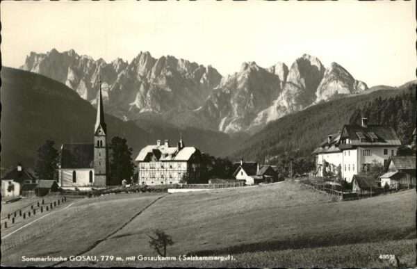 Gosau Oberoesterreich Gosaukamm
