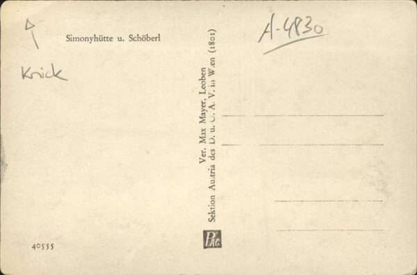 Simonyhuette Simonihütte Schöberl – Bild 2