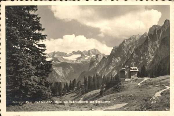 Dachstein Gebirge Gosaukamm Schlonzer Haus Dachsteinblick