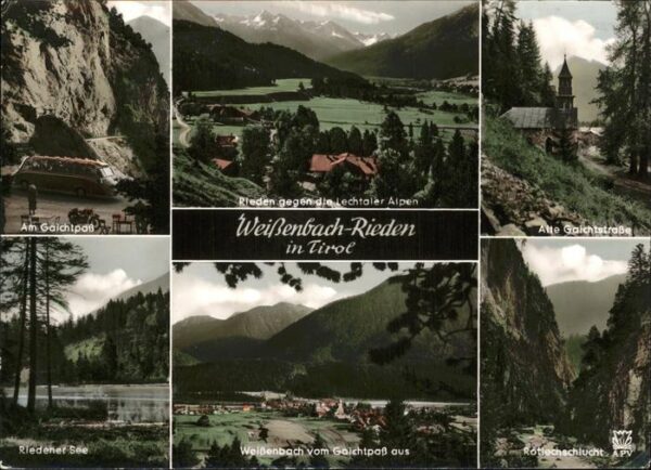 Weissenbach Attersee Rieden Lechtaler Alpen Gaichtstr. Rotle
