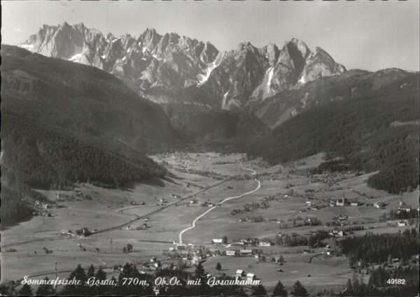 Gosau Oberoesterreich Sommerfrische Gosaukamm
