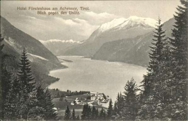 Pertisau Achensee Hotel Fürstenhaus Achensee Blick gegen