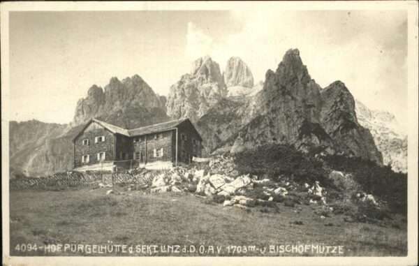 Filzmoos Hofpürgelhütte Bischofsmütze Gosaukamm