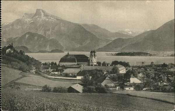 Mondsee Salzkammergut Kloster Mondsee Schafberg Salzkammergut