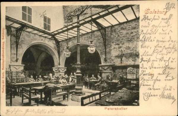 Salzburg Oesterreich Peterskeller