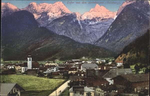 Lofer Teilansicht Lofer Saalachtal Steinberge
