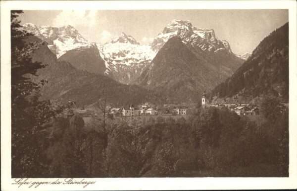 Lofer Panorama Lofer Saalachtal Steinberge
