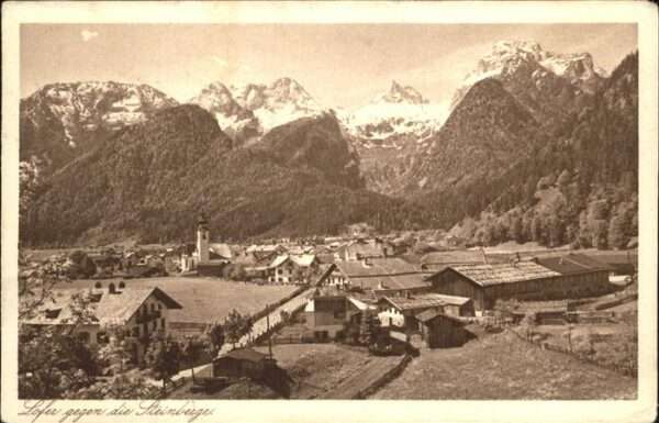 Lofer Teilansicht Lofer Saalachtal Loferer St